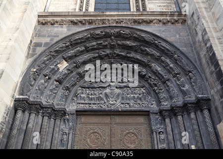 Basilique Saint-Denis, Saint Denis, Ile de France, Francia Foto Stock