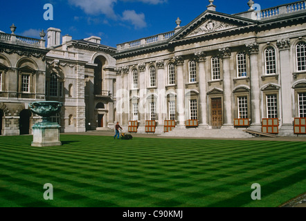 La Casa del Senato, uno della centrale di edifici amministrativi dell'Università di Cambridge nel centro citta'. Cambridgeshire, Regno Unito Foto Stock