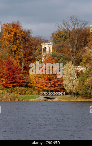 D'altura, Castello Klein Glienicke, Glienicke Castello, Zehlendorf, Berlino, Germania Foto Stock