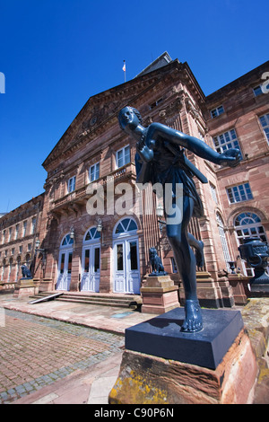 Al castello di Rohan in Saverne FRANCIA Foto Stock