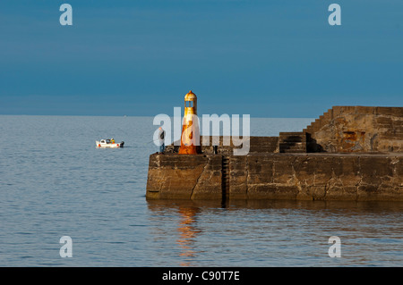 Cullen Harbour, Aberdeenshire, Schottland Foto Stock