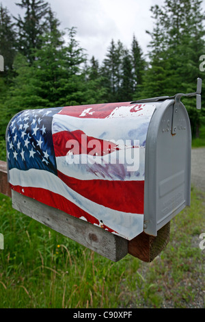 Casella di posta elettronica. L'Alaska. Stati Uniti d'America Foto Stock