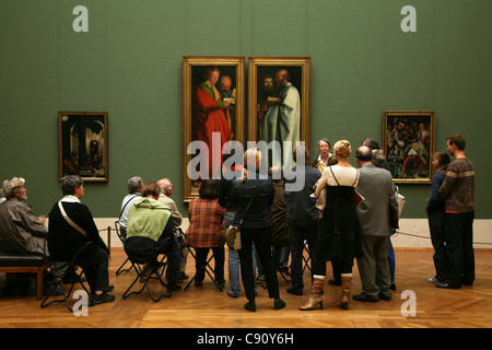 Quattro apostoli. Famoso dittico di Albrecht Dürer visualizzati in Alte Pinakothek (Vecchio Pinacotheca) di Monaco di Baviera, Germania. Foto Stock