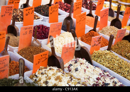 Mercato HaCarmel, Tel Aviv, Israele Foto Stock