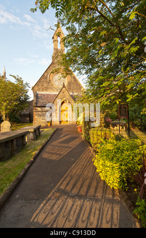 Chiesa Parrocchiale di St Augustine sulle mura della città Foto Stock