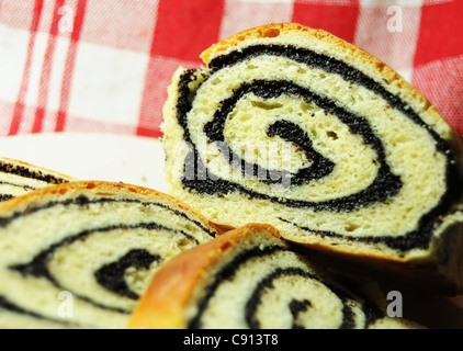 Rotolo di papavero Foto Stock