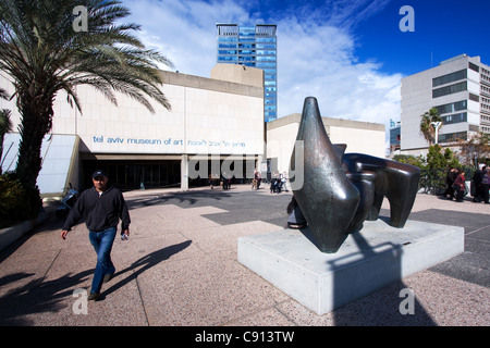 Museo d'Arte di Tel Aviv in Israele Foto Stock