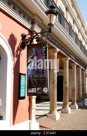 Il Teatro Angela Peralta teatro in Old Mazatlan, Sinaloa, Messico Foto Stock