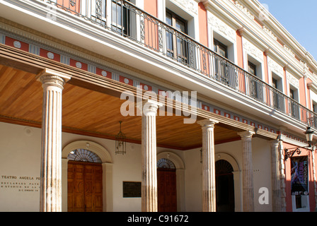 Il Teatro Angela Peralta teatro in Old Mazatlan, Sinaloa, Messico Foto Stock