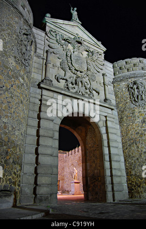 Puerta Nueva de Bisagra, Toledo Spagna Foto Stock