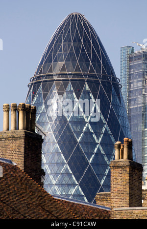 Londra il vecchio e il nuovo 3 - la Torre di Londra e il cetriolino Foto Stock