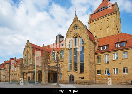 Landau Jugendstil-Festhalle (1905-07 Hermann Goerke) Suedliche Weinstrasse Itinerario dei vini Tedeschi Palatinato Renania Palatinato Ger Foto Stock