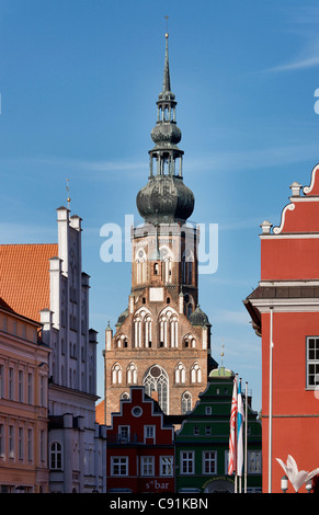 Cattedrale, Greifswald, Meclemburgo-Pomerania Occidentale, Germania Foto Stock