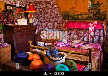 Interno di Dolly's House Museum, Ketchikan, a sud-est di Alaska, estate Foto Stock