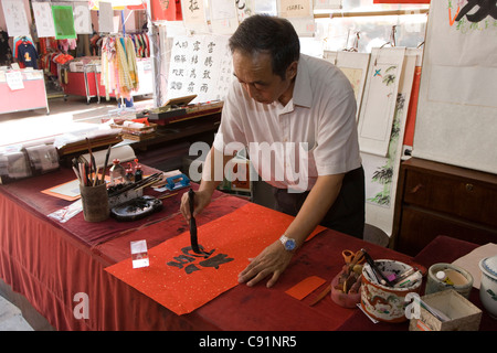 Chinatown: calligrafo - Pagoda Street Foto Stock