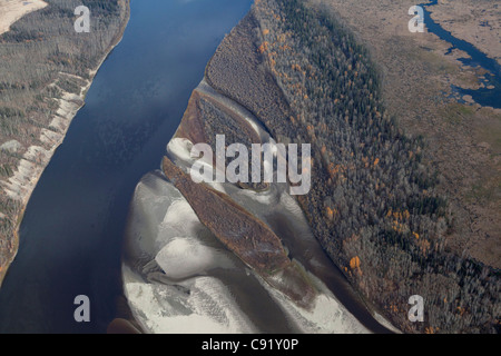 Fort McMurray è nel cuore di tutto il mondo più grande singolo deposito di olio - l'Athabasca Oil Sands e l'olio viene estratto da Foto Stock