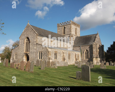 Chiesa di Santa Maria grande Bedwyn Foto Stock