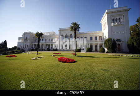 LIVADIA PALACE YALTA CRIMEA UCRAINA 28 Settembre 2011 Foto Stock