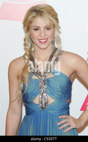 Shakira di presenze per 2011 Latin Recording Academy persona dell'anno onora Shakira, Mandalay Bay South Pacific Ballroom, Las Vegas, nanovolt Novembre 9, 2011. Foto di: James Atoa/Everett Collection Foto Stock