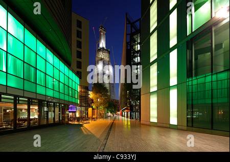 Shard London Bridge, precedentemente noto come il London Bridge Tower in costruzione a Southwark, Londra. Foto Stock