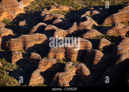 "Alveari', pasticciare Bungles, Parco Nazionale di Purmululu, regione di Kimberley, Australia occidentale, Australia - aerial Foto Stock