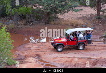 Jeep tour avventura Foto Stock