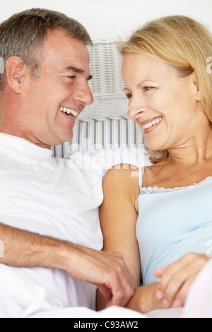 Metà di età matura in amore Foto Stock