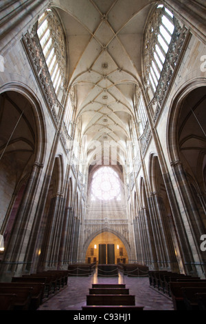 Cattedrale di San Vito, Praga, Repubblica Ceca Foto Stock
