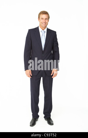 Ritratto di business man in suit Foto Stock