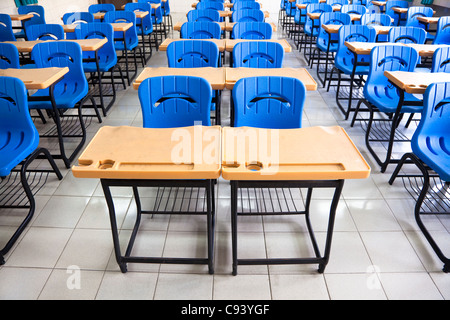 Aula vuota a scuola Foto Stock