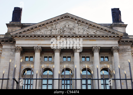 Il prussiano House of Lords su Leipziger Straße sede del Bundesrat tedesco; Bundesrat der BR Deutschland Foto Stock