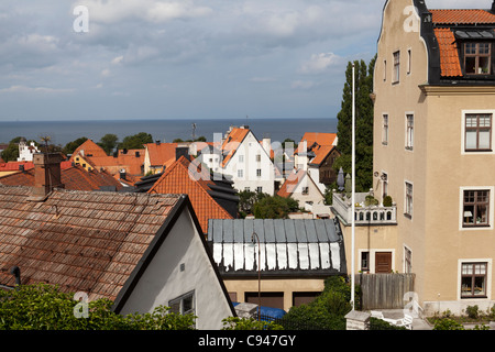 Visby, Gotland (Svezia) Foto Stock