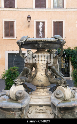 Fontana delle Tartarughe. Roma. L'Italia. Europa Foto Stock