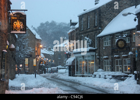 Natale in Bakewell Foto Stock