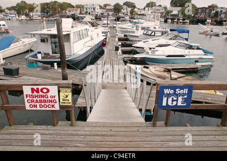 Case galleggianti in Brooklyn New York Foto Stock