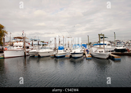 Case galleggianti in Brooklyn New York Foto Stock