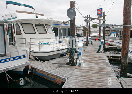 Case galleggianti in Brooklyn New York Foto Stock