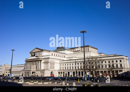 Grand Theatre e al Teatro Nazionale (Polacco: Teatr Wielki ho Opera Narodowa) a Varsavia in Polonia. Foto Stock