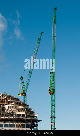 La nuova società Co-Operative sede in costruzione presso il Noma di sviluppo. Miller Street, Manchester, Inghilterra, Regno Unito. Foto Stock