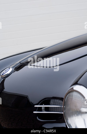 Dettaglio di un nero, anni cinquanta VW Karmann Ghia auto classica Foto Stock