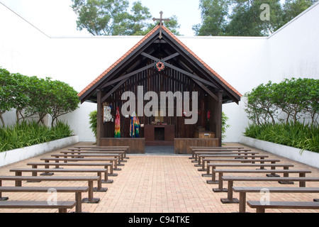 WW2 attrazioni: Museo Changi - Changi Chapel [replica di WW2 cappella] Foto Stock