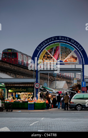 Shepherds Bush Market, W12, London, Regno Unito Foto Stock