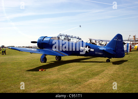 NORTH AMERICAN HARVARD TRAINER 115227 US NAVY Foto Stock