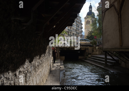 Vers la Rue Filaterie. Annecy, Francia. 20/09/2011. Foto Stock