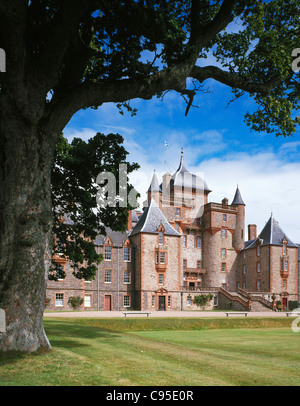 Il castello di Thirlstane, Royal Burgh di Lauder, Regione di confine, Scozia Foto Stock