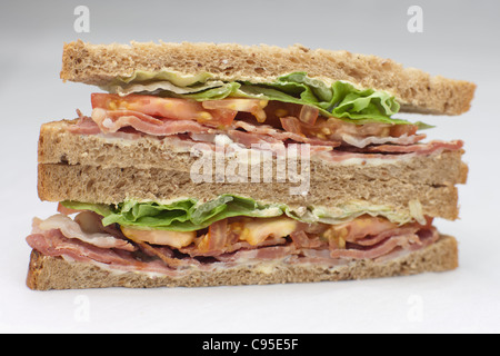 BLT pancetta lattuga e pomodoro panino Foto Stock