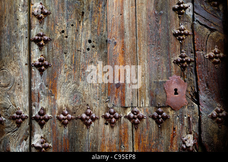 Vecchia porta spagnola (Castilla,Spagna) Foto Stock