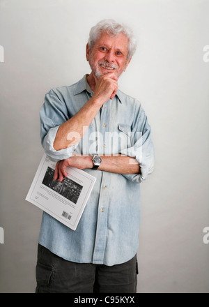 Autore Russell Freedman nel suo ufficio Foto Stock