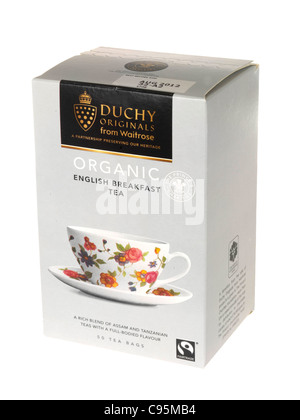 Scatola di organico dutchy english breakfast tea Foto Stock