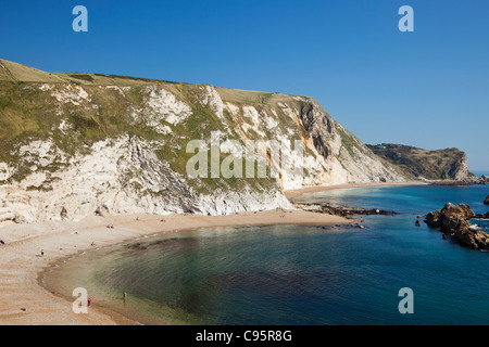 Inghilterra, Dorset, porta di Durdle, St.Oswalds Bay Foto Stock